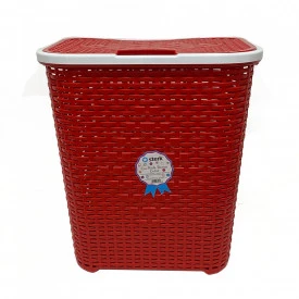 Cos tip rattan pentru rufe uscate